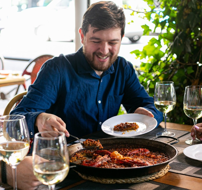 Zona de tapas en el barrio de Salamanca