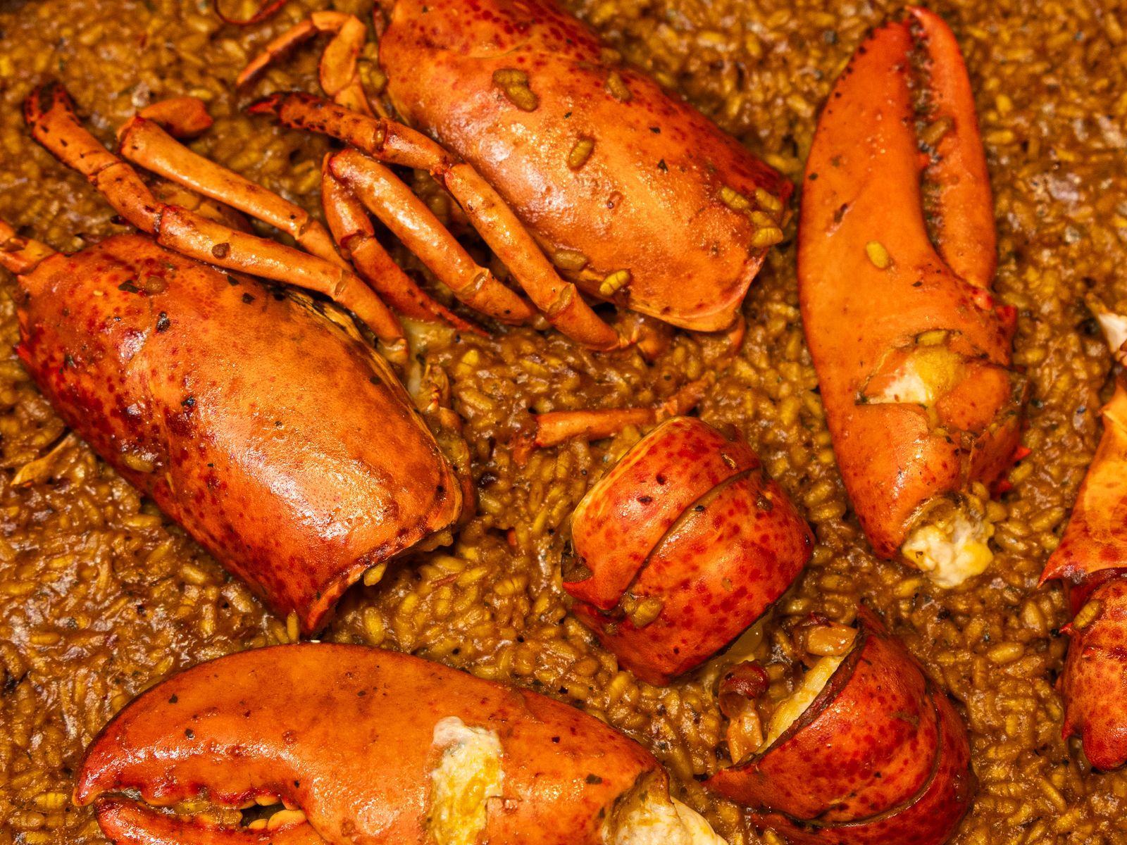 Arroz con bogavante de la Taberna de Peñalver en Callao