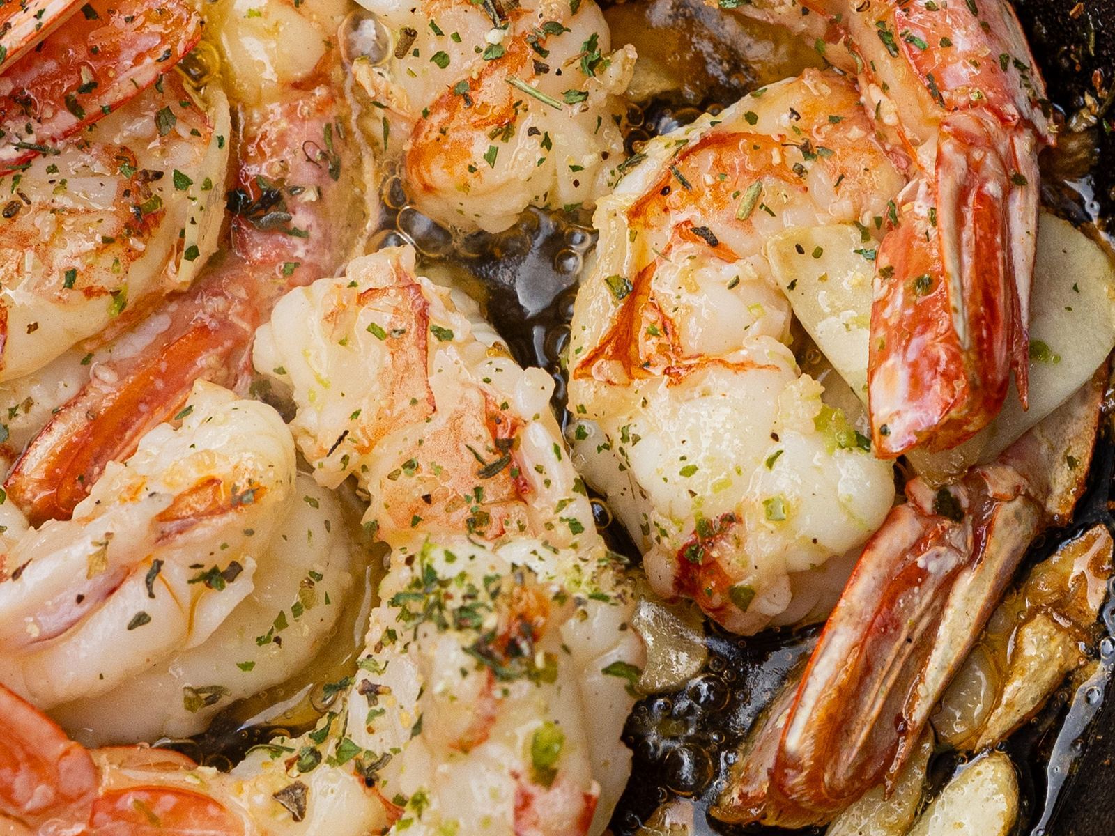 Gambón al ajillo de La Taberna de Peñalver