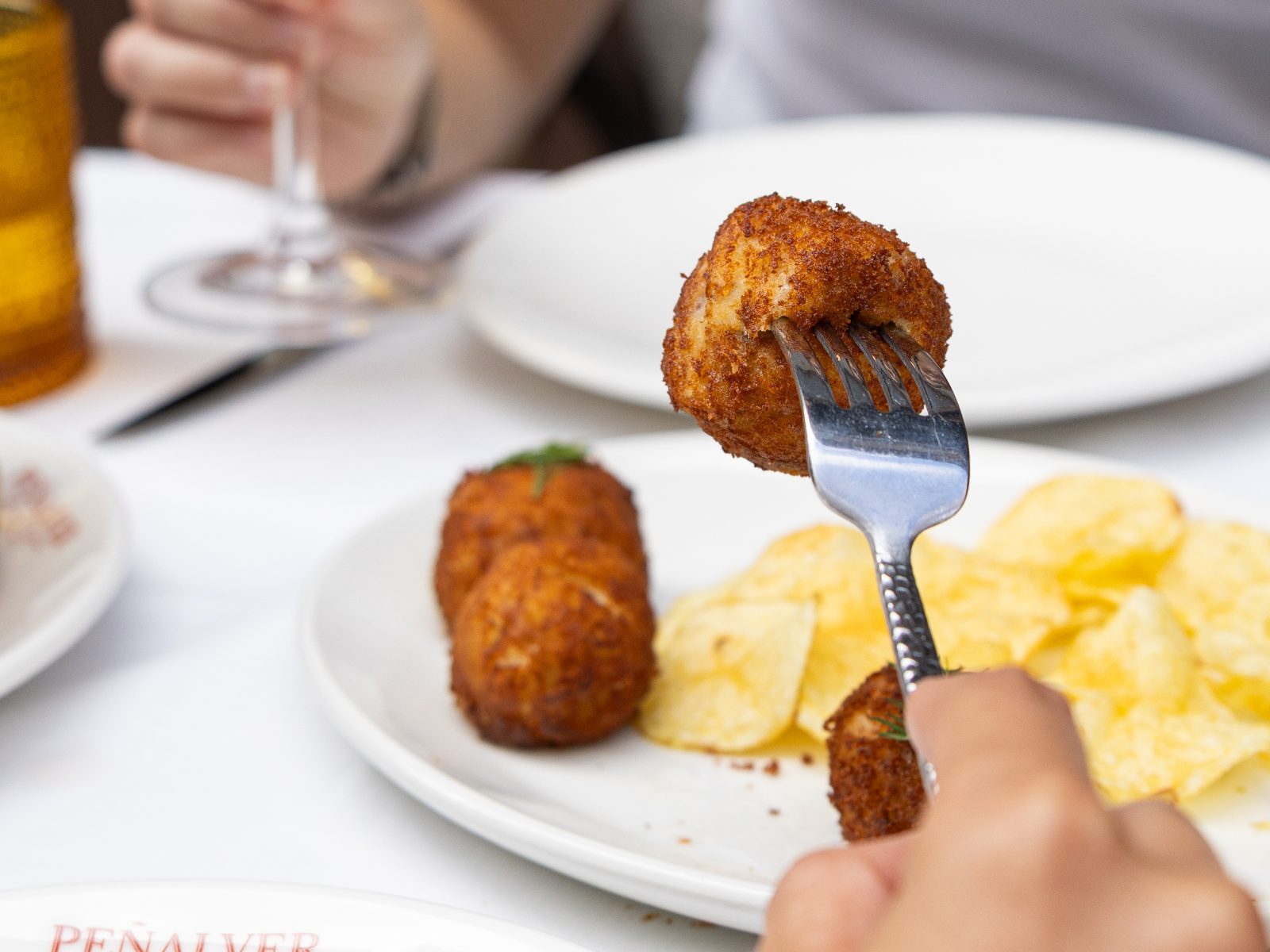 Croquetas de jamón ibérico de La Taberna de Peñalver
