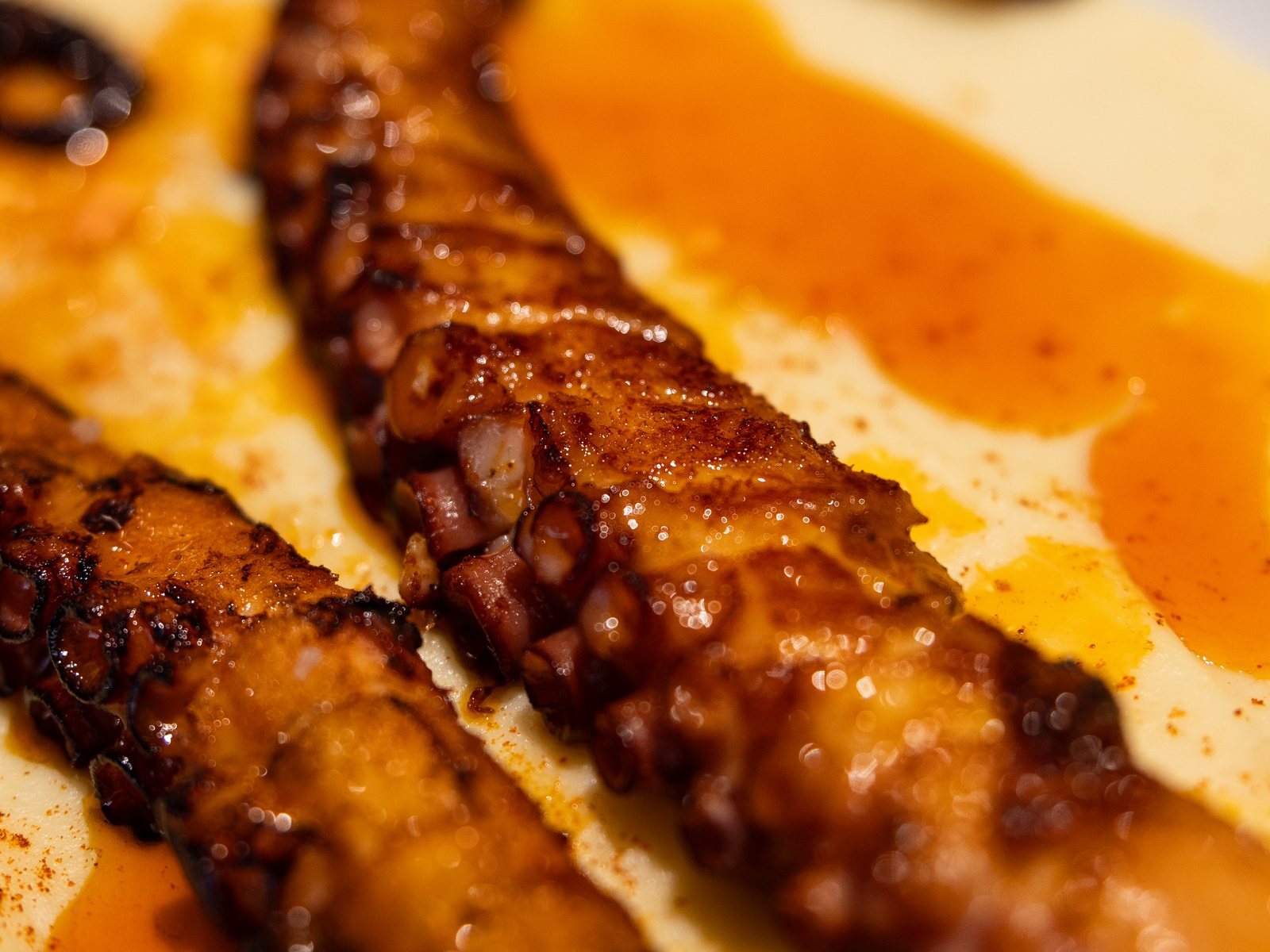 Pulpo a la brasa de La Taberna de Peñalver