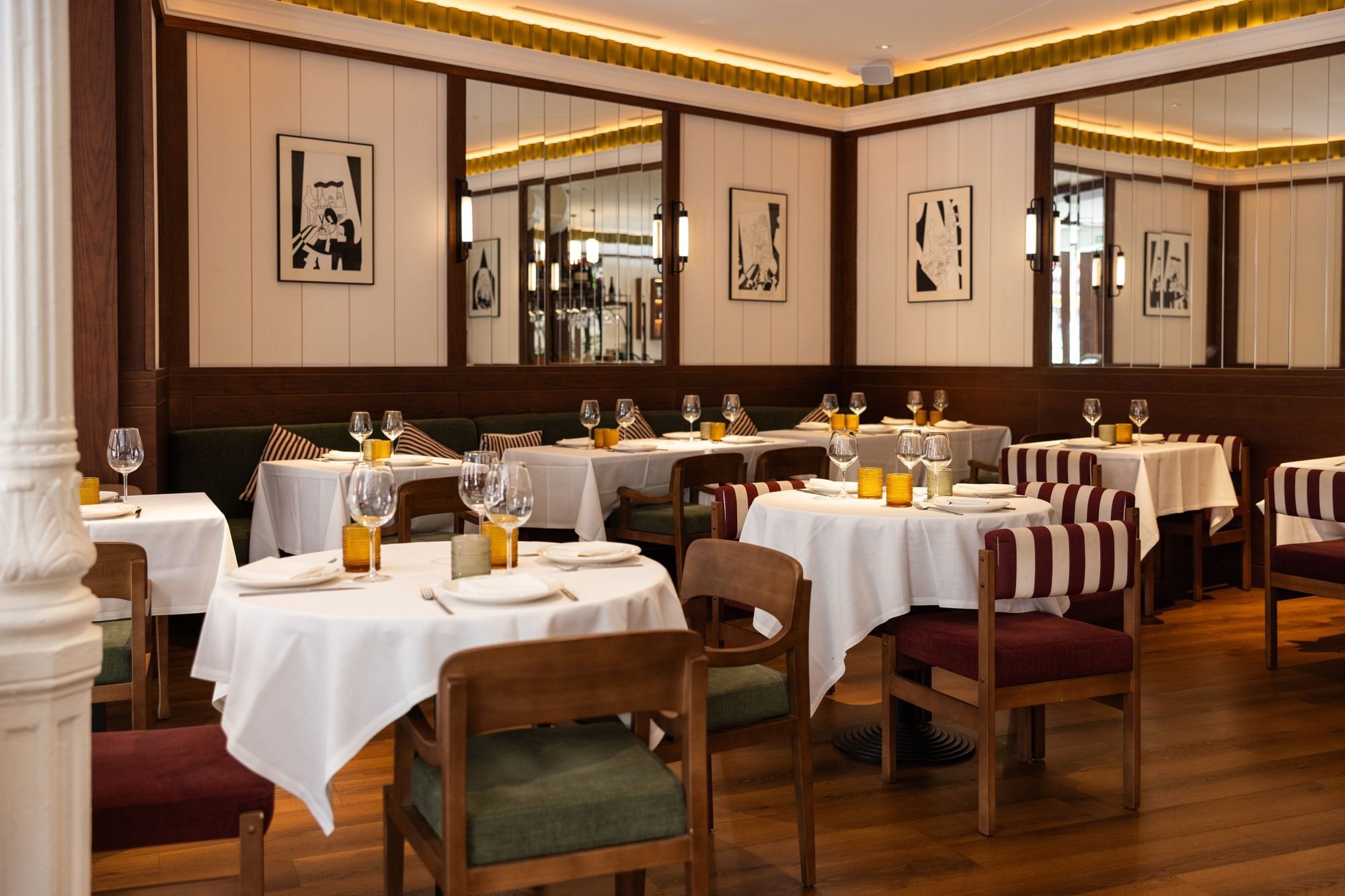 Restaurante en Callao: sala de la Taberna de Peñalver en Postigo de San Martín 5